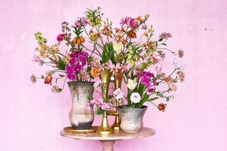 bloemen Silk-ka zijde